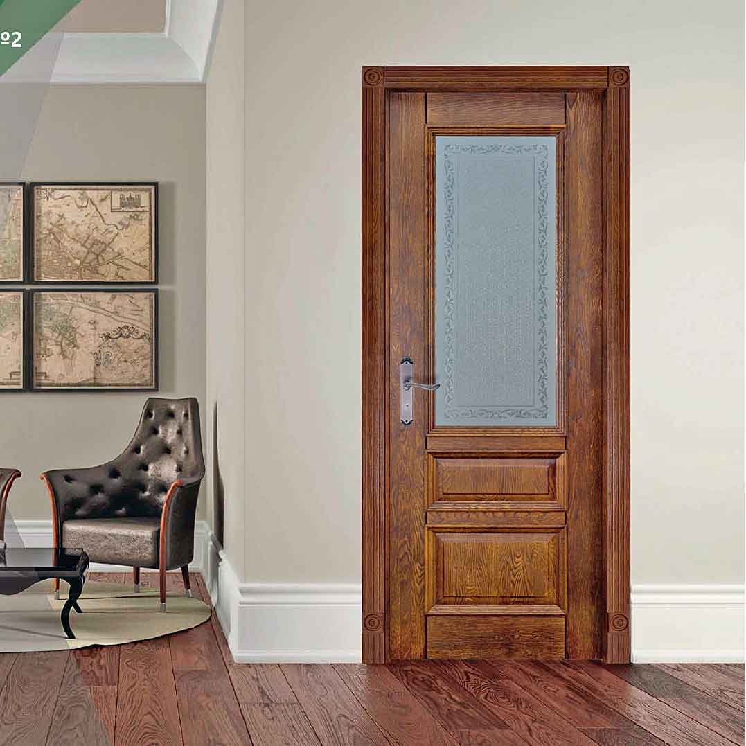 Межкомнатная дверь из массива дуба ОКА Аристократ