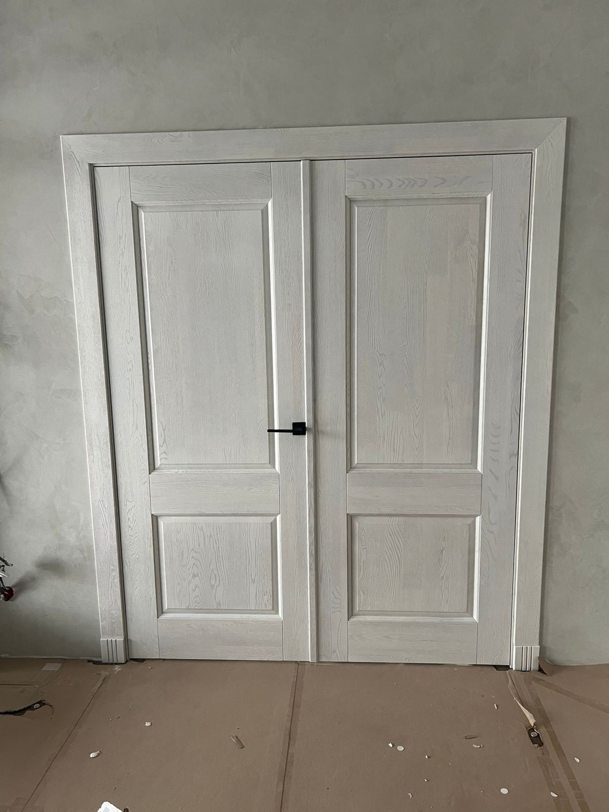 Двери из массива дуба, модель, классик в цвете вайт2