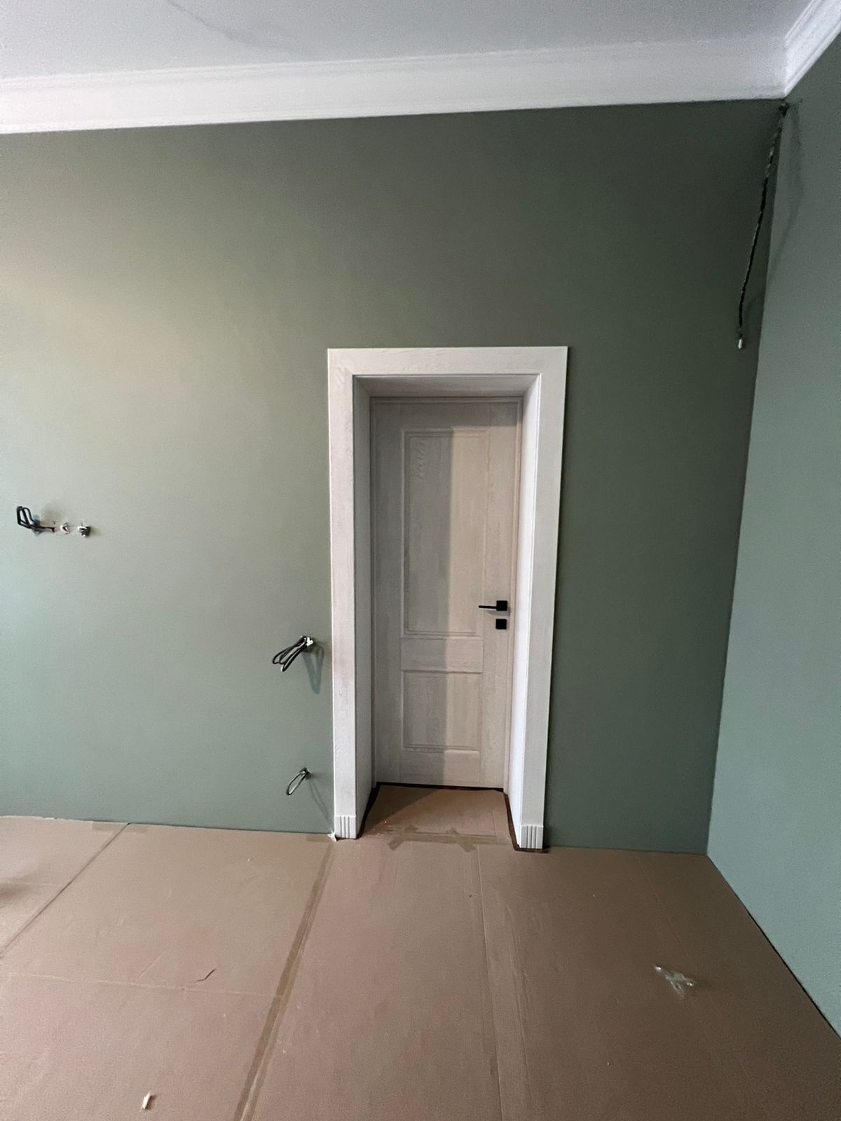 Двери из массива дуба, модель, классик в цвете вайт8